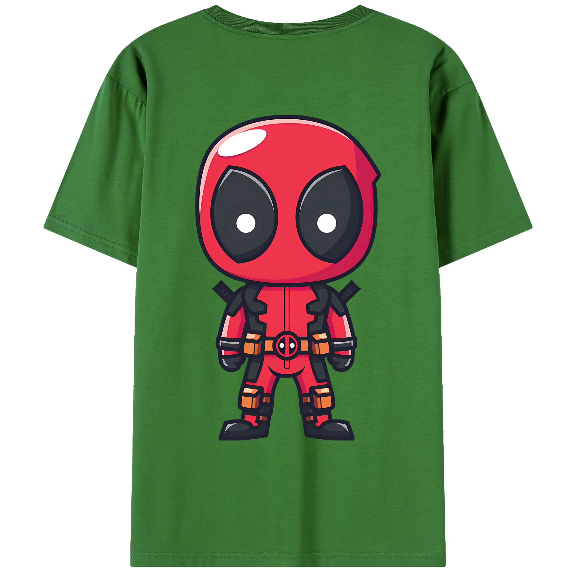 （画像用） Deadpool デッドプール レディース半袖Tシャツ(バックプリント)